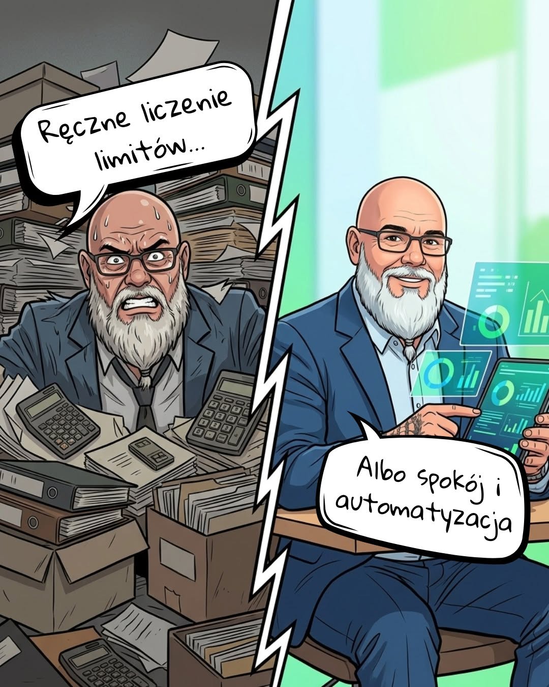 Ręczne liczenie limitów vs spokój i automatyzacja w biurze rachunkowym z Tomik-Bis